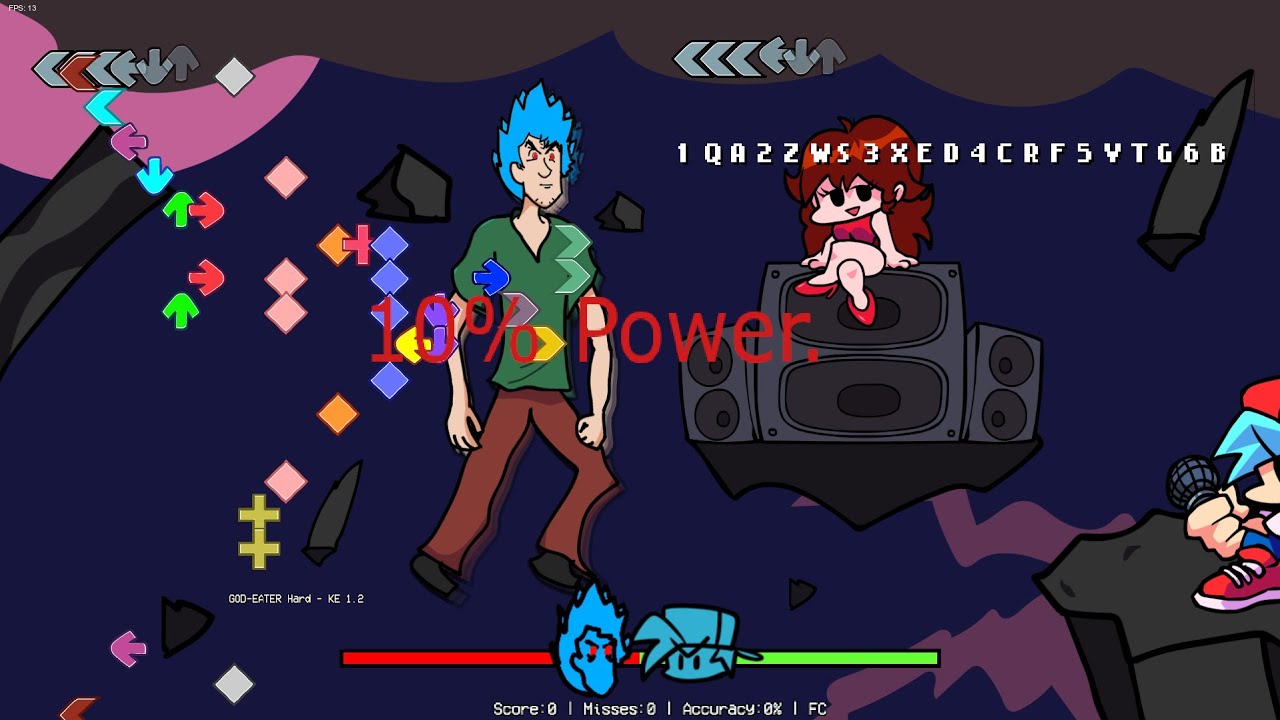 God Eater But Shaggy Uses 10 Of His Power Friday Night Funkin Youtube