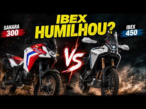 IBEX 450 HUMILHA A SAHARA... MAS EU AINDA IRIA DE HONDA! 😳