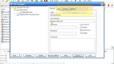 FTP - CuteFTP - Configure
