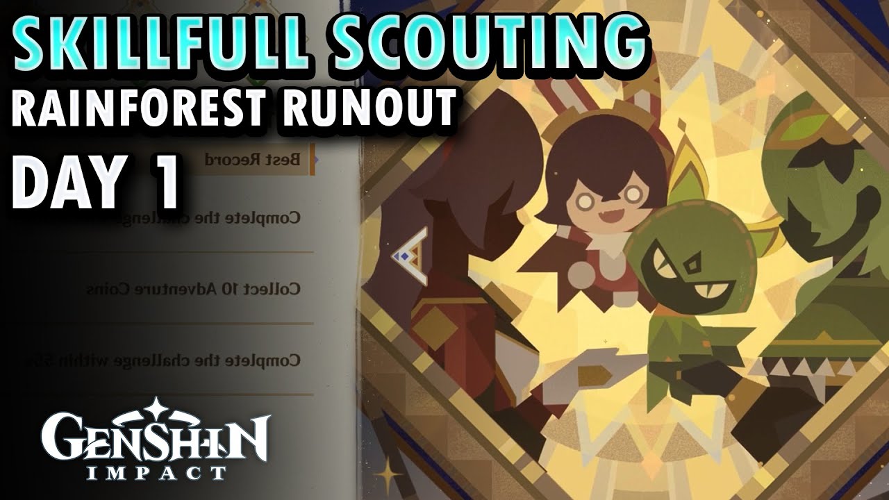 Skillfull Scouting Event Day 1 (Rainforest Runout) Genshin Impact
