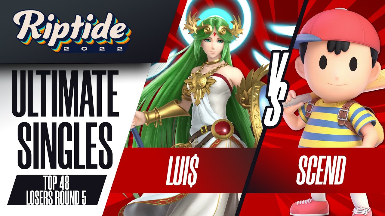 Lui$ vs Scend - Ultimate Singles Top 48: Losers Round 5 - Riptide 2022 | Palutena vs Ness