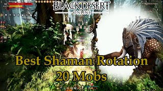 Black Desert - BEST Manshaum Shaman Rotation (Narc's Crimson Tear)