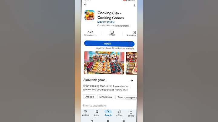 Top 3 cooking games offline