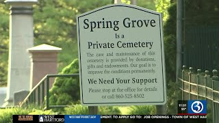 Family concerned over conditions at Hartford cemetery