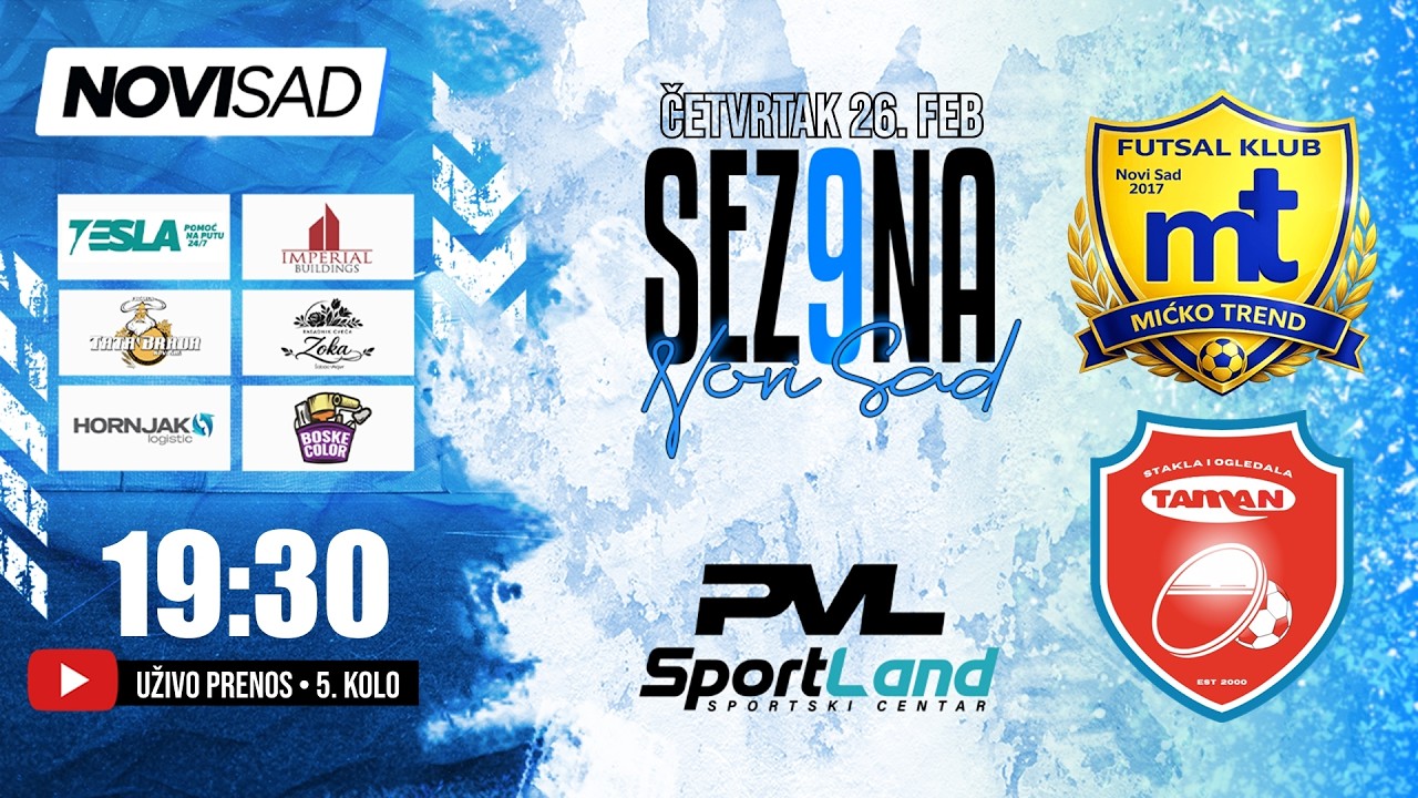 KMF MIĆKO TREND - SO TAMAN | PVL NOVI SAD | S9:K5