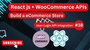 React.js Store with WooCommerce API 🔥 WordPress with React js || User Login API