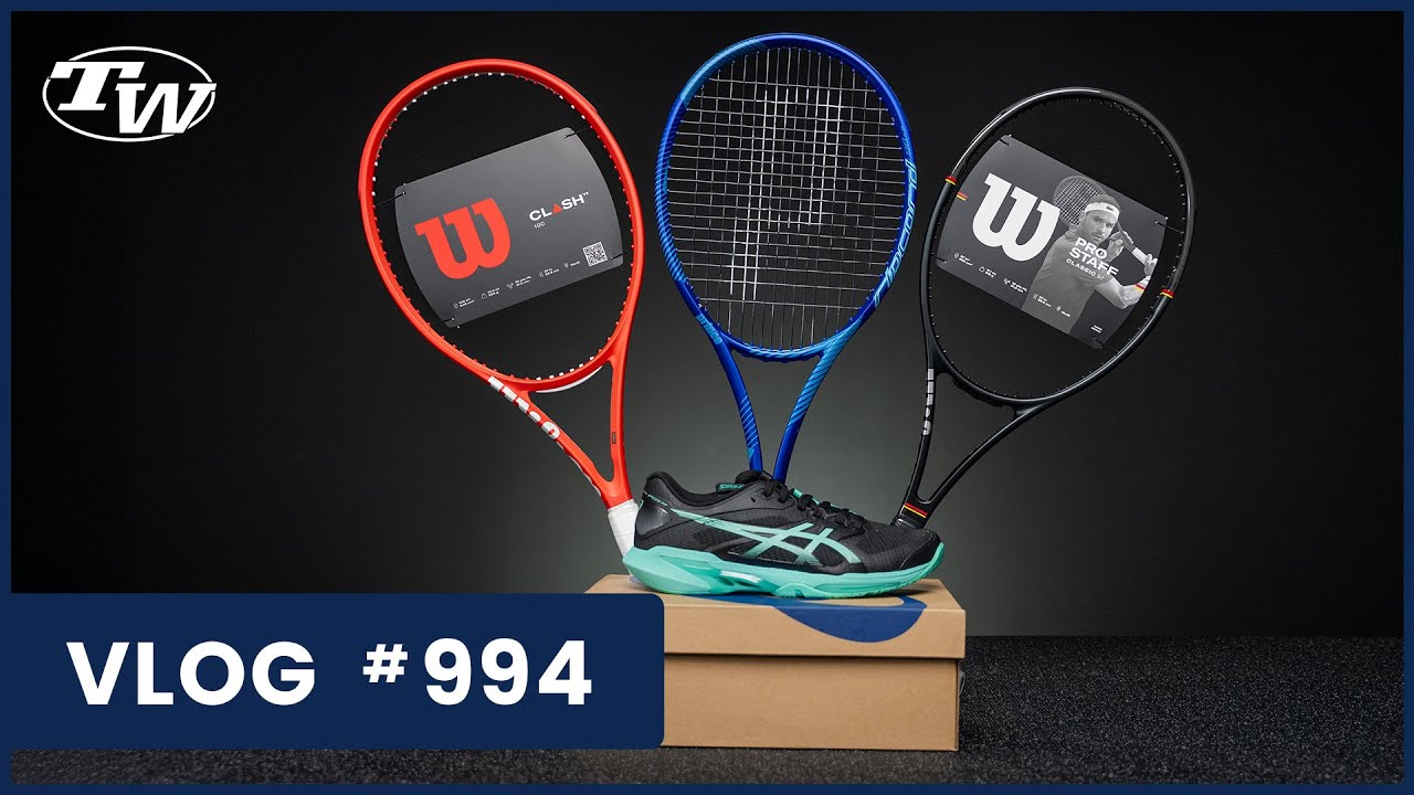 Fresh Tennis Gear Just Landed 👀 Classic Pro Staffs, Ripcord 98 XS & a New Solution Speed 4 |VLOG 994