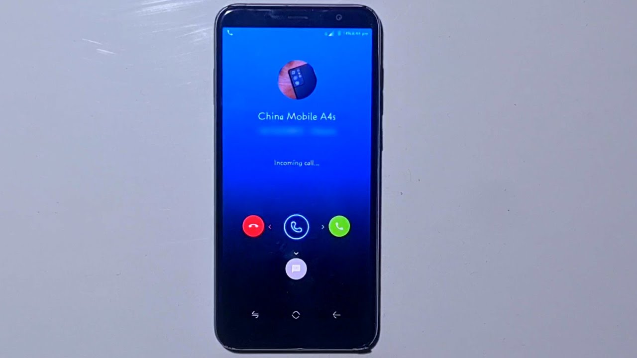 China Mobile A4S Android 7 incoming call Ringtones,outgoing call