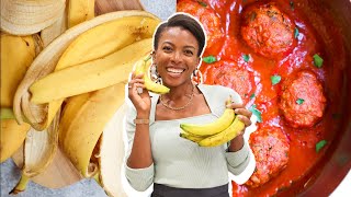 Vegan Chef Tries BANANA PEEL Recipes | Meatballs & Carnitas?!