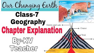 (Part-1) Our Changing Earth / Class-7 Geography NCERT Chapter-3 Explanation By KV Teacher