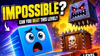 Blue Cube Game | Impossible Level Challenge 🔥 |  Blue Cube Gaming Impossible Level Up