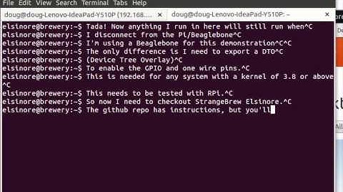 StrangeBrew Elsinore Setup and Launch