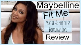 Maybelline Fit Me Matte & Poreless Foundation Review │ 130 Buff Beige