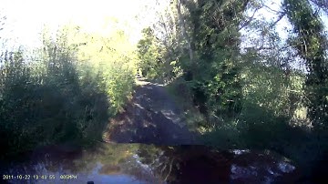 Pittasoft Blackvue DR400G-HD 1080p camera test footage Landrover Discovery