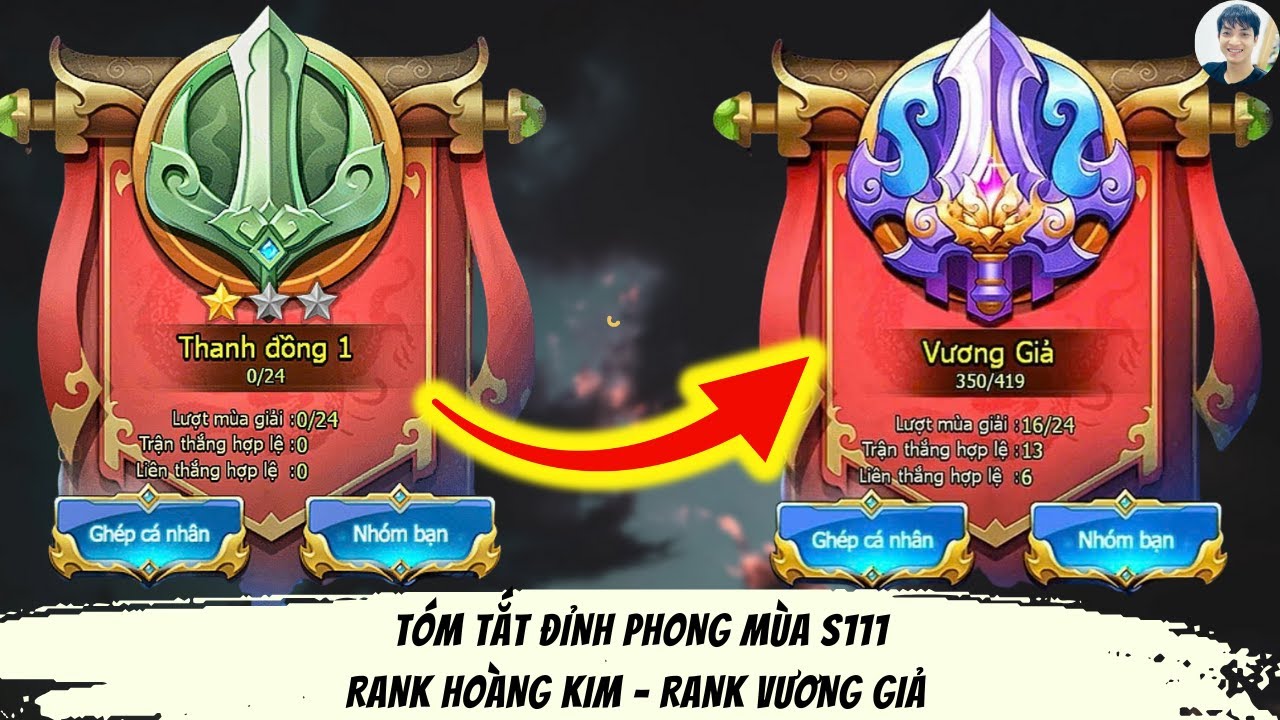 Đỉnh Phong Mùa Giải S111 Long Đằng Rank Hoàng Kim - Vương Giả - Chí Tôn || Đại Chiến Tam Quốc