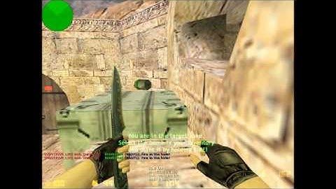 Hiding the bomb in de_dust2 on bombsite B