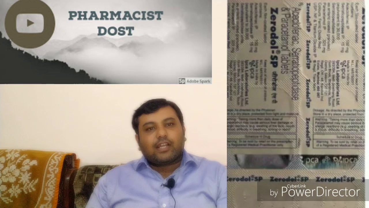 Zerodol Sp Tablet Complete Medicinal Review And Its Side