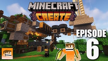 Create Mod Gold Farm - Episode #6 Create With Backdraft SMP - Modded Minecraft