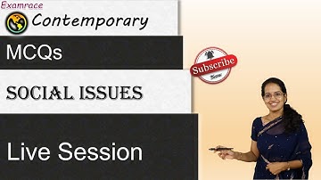 Social Issues MCQs (Based on Contemporary Topics)- UPSC CSE Prelims 2021, NET