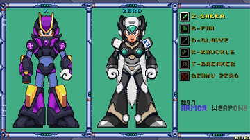 Rockman x8 Demake :9.1 Collect Ultimate Armor & Black Zero