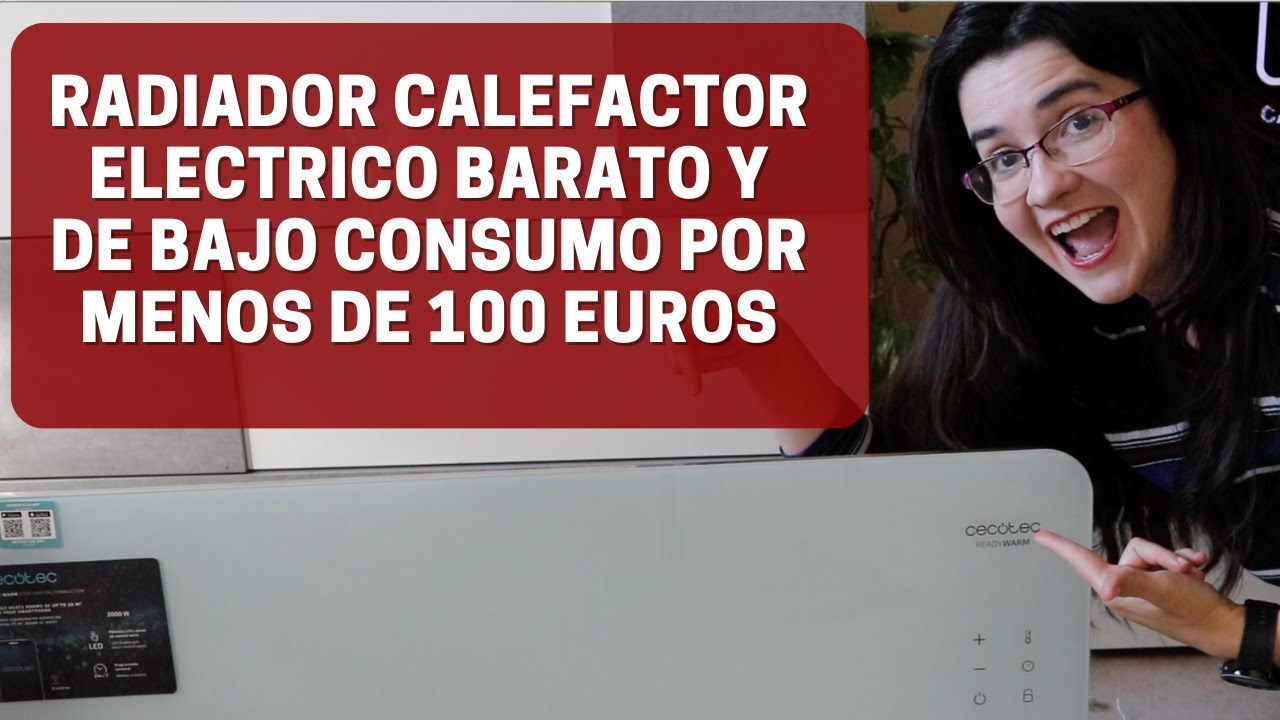 Radiador eléctrico barato y bajo consumo: OPINION de este