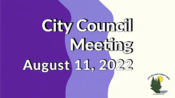 August 11, 2022 Special Business Meeting