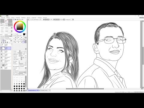 CARICATURA TUTORIAL PINCEIS DE DESENHO COMO CRIAR BRUSHES CABELO