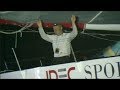 Route du Rhum 2018 : la joie de Francis Joyon à l'arrivée