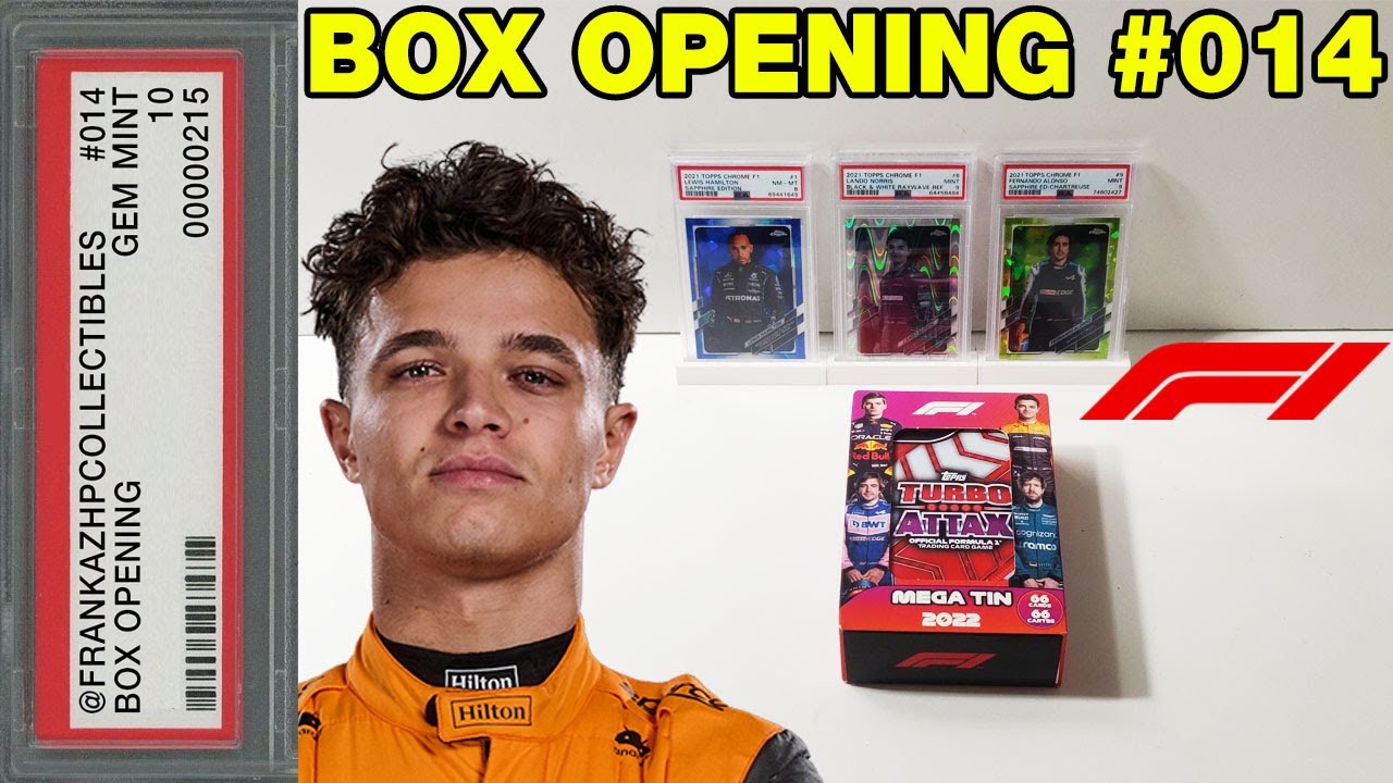 2022 Topps Turbo Attax F1 Tin - Box Opening - Fun Rip - Nice Cards -  Trading Card Game