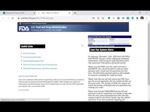 How to obtain your organization ID number from the FDA