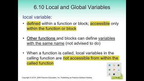 C++: Local and Global Variables and constansts - INFS102/L: 6.10