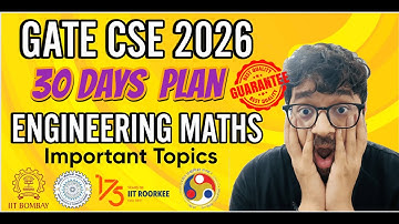 GATE 2026 | Engineering Maths में 15/15 Marks Kaise Score Kare? 🤯 Last 30 Days Master Plan