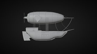 Airship- Modelling Process/Time-lapse