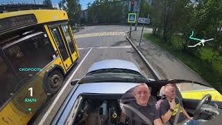 картинка: Экзаменационный маршрут Ижевск, Буммаш, ГИБДД от 18.07.2024