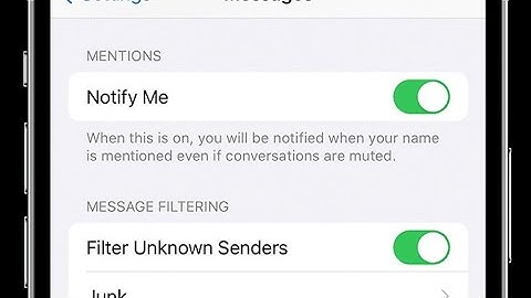 Filter Unknown Senders Not Working on iPhone in iOS 16/15.6.1