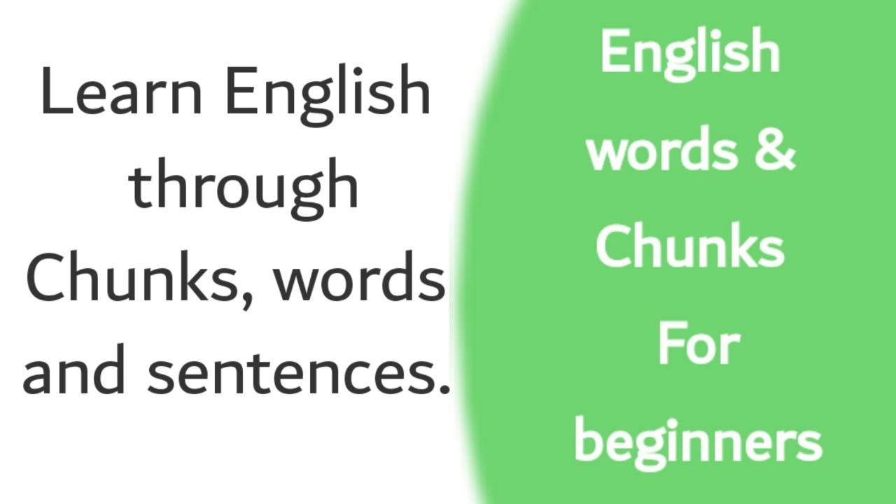 English For Beginners Chunks English Sentences Learn English English For Beginners Chunks English Sentences Learn English