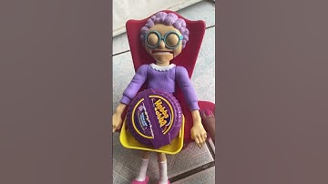 Thumbnail of Hubba bubba bubble gum tape for granny #shorts #hubbabubba  #greedygranny
