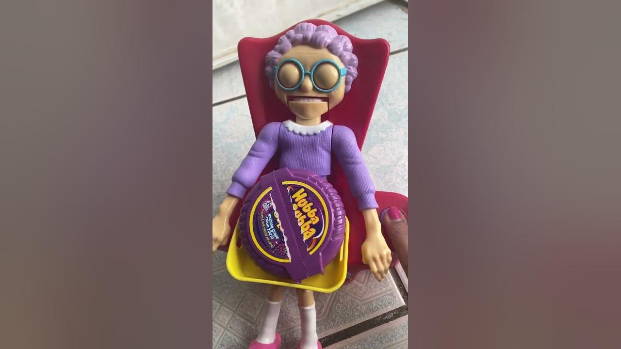 Hubba bubba bubble gum tape for granny #shorts #hubbabubba  #greedygranny