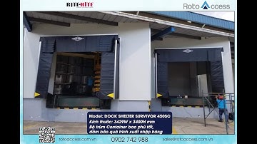 Bộ trùm của dock – cửa container – Dock Shelter Rite Hite #0902742988