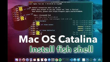 Fish shell and OMF theme installation on mac OS Catalina. Step by step guide.
