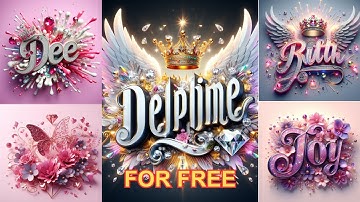 How to create trending images with YOUR NAME [Bing image]