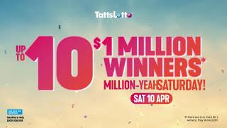 Million-YEAH Saturday! | The Lott - Official Home of Australia's Lotteries