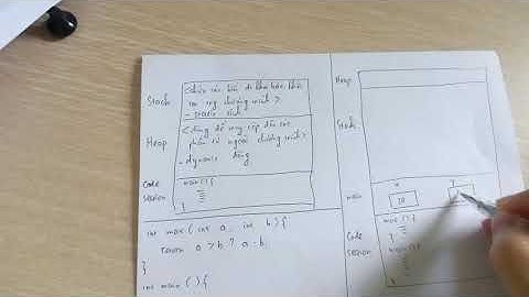 1. Bộ nhớ Stack hoạt động như thế nào khi chạy code?