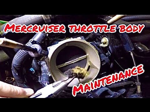 Mercruiser 6.2 Throttle Body Maintenance - YouTube