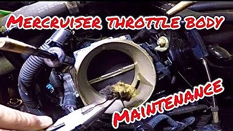 Mercruiser 6.2 Throttle Body Maintenance