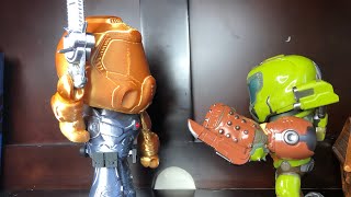Doom slayer vs phobos slayer (stop motion)