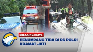 BREAKING NEWS - Pesawat Latih Jatuh Di BSD, Penumpang Tiba Di RS Polri Kramat Jati