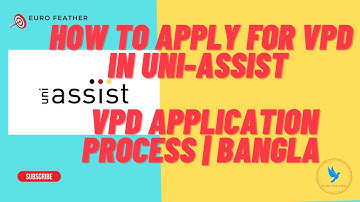 How To Apply For VPD in Uni-Assist | All University| VPD Application Process |Bangla | EF