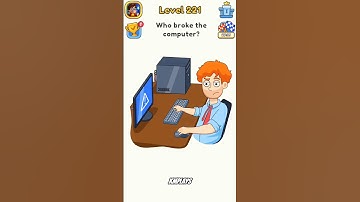 DOP 5 DAILY PUZZLE #221 - WHO BROKE THE COMPUTER? #dop5 #dop5shorts #dop5gameplay #viral #shorts