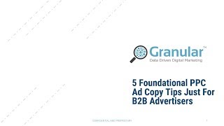 5 Foundational PPC Ad Copy Tips Just for B2B Advertisers
